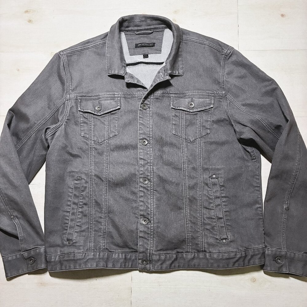 John Varvatos Denim Jean Jacket Dark Gray Size 2XL